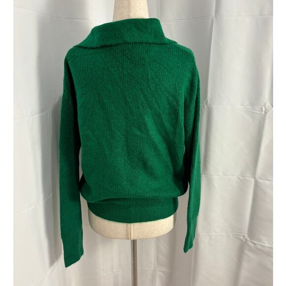 NWT Michael Stars Stevie Collar V-Neck Pullover - XSP - Picture 2 of 7